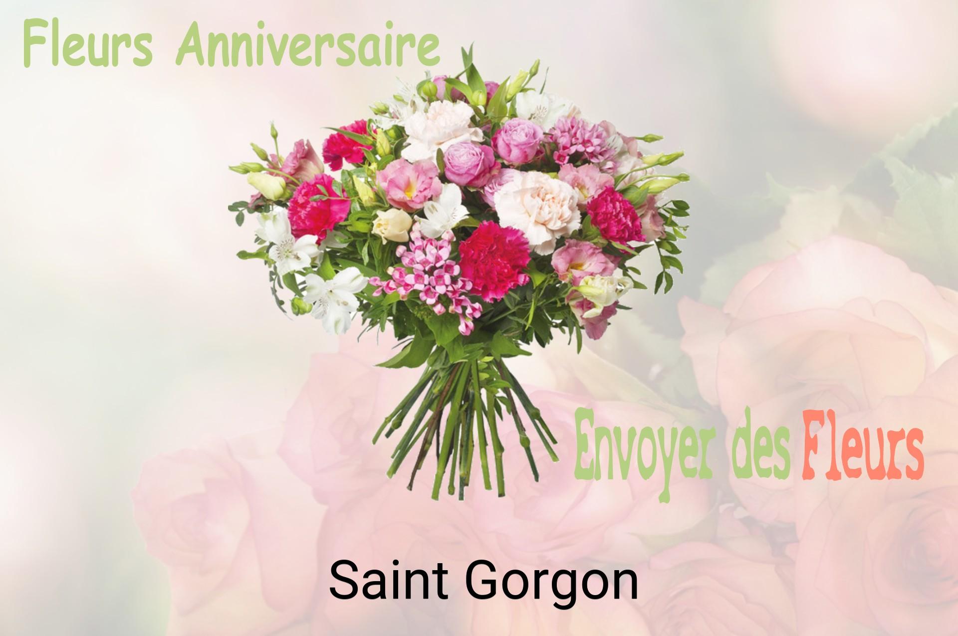 Bouquet de fleurs d’anniversaire livré à Saint-Gorgon