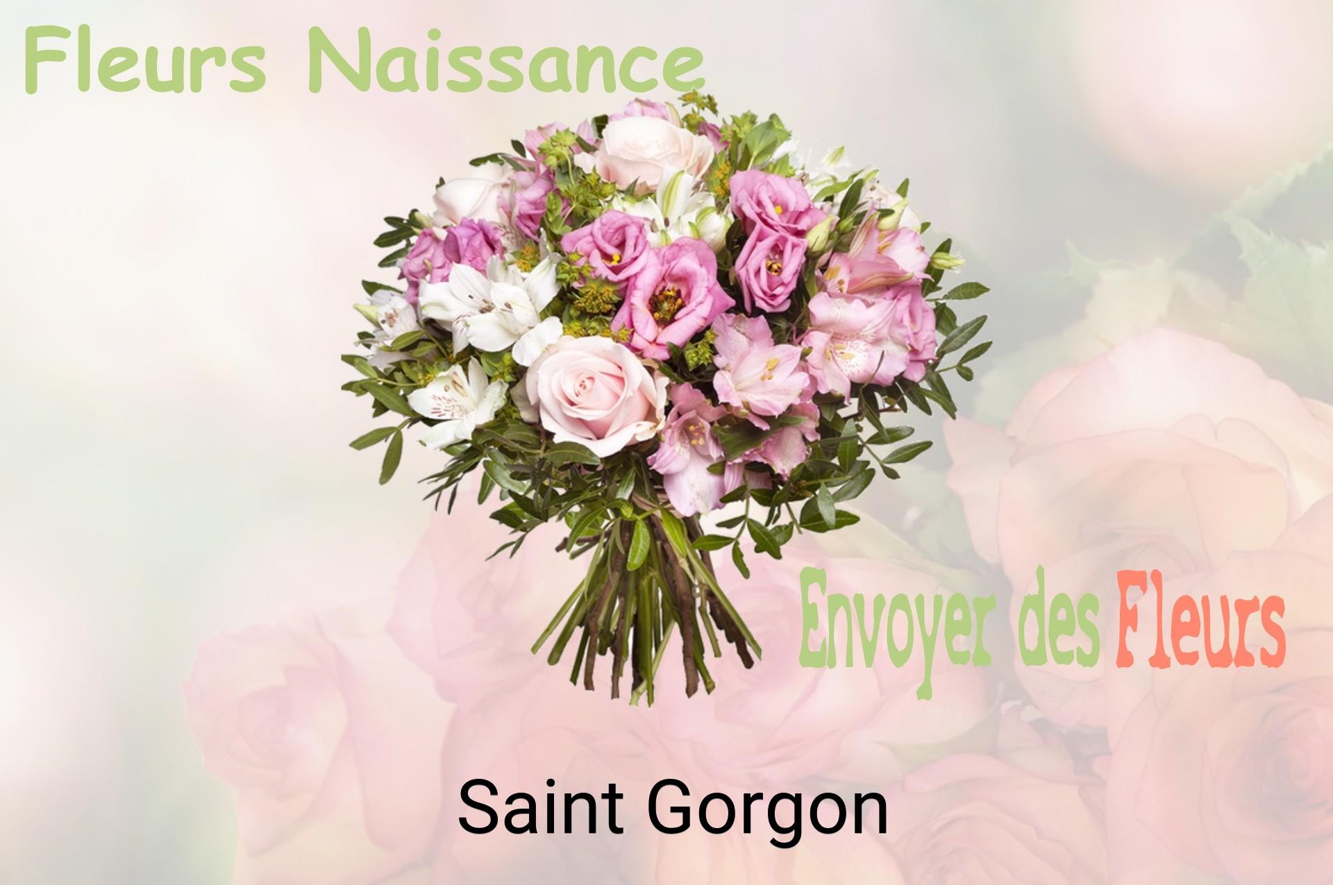 Bouquet de fleurs de naissance livré à Saint-Gorgon